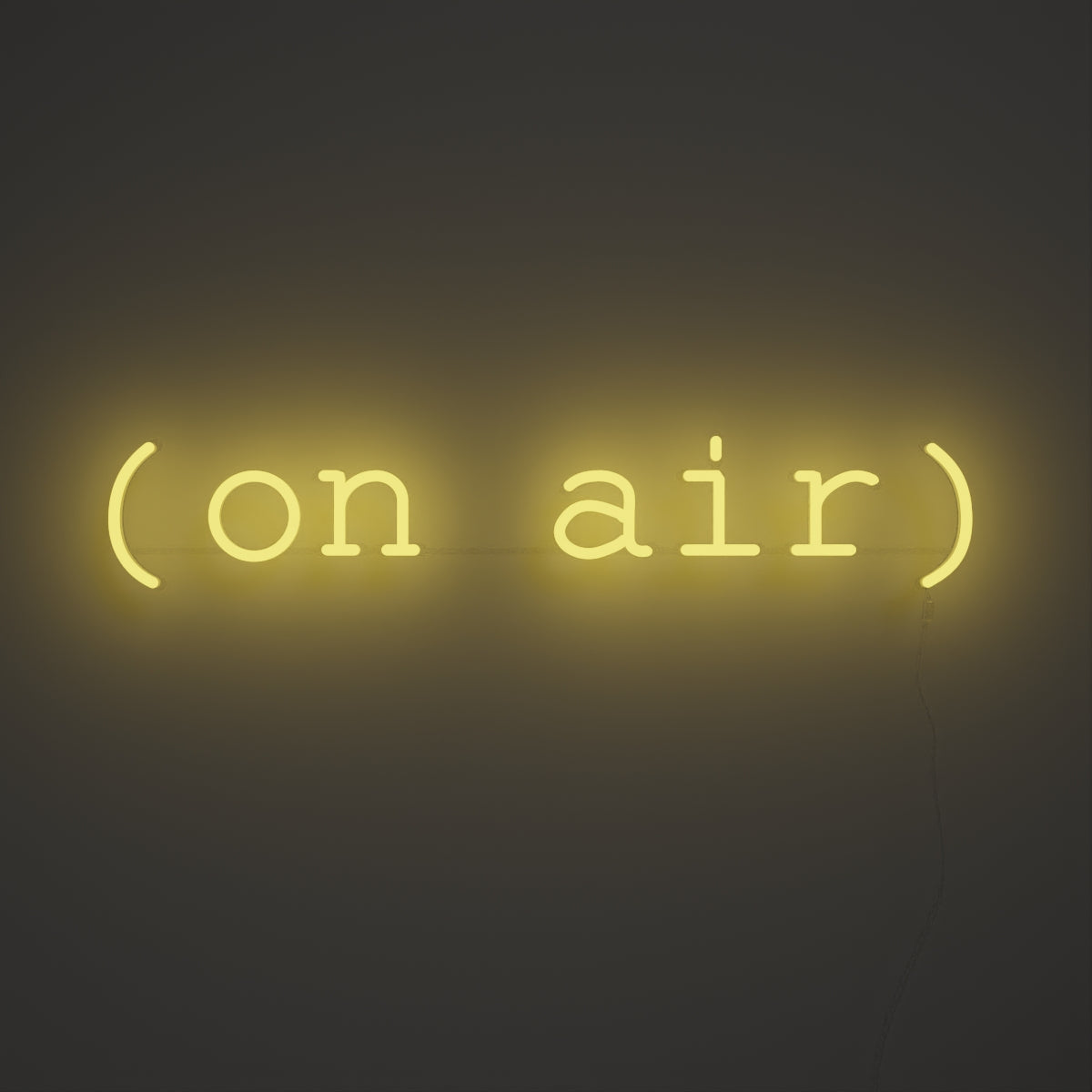 On air, Neon-LED-Zeichen
