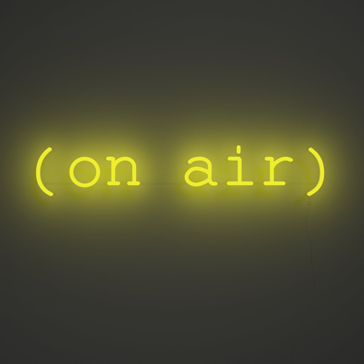 On air, Neon-LED-Zeichen