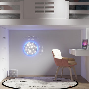 Pluto - Zeichen aus LED-Neon