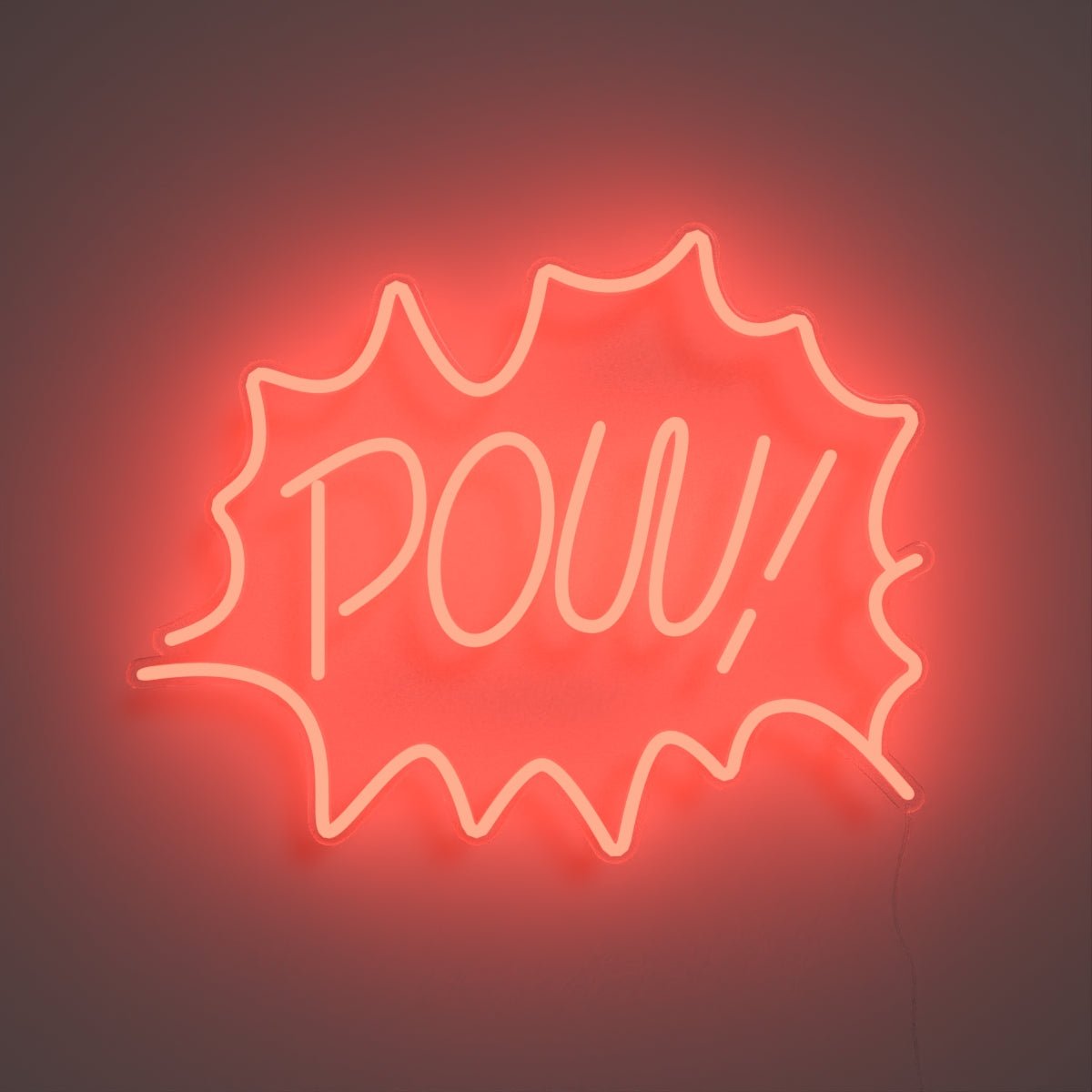 POW, Zeichen aus Neon-LEDs