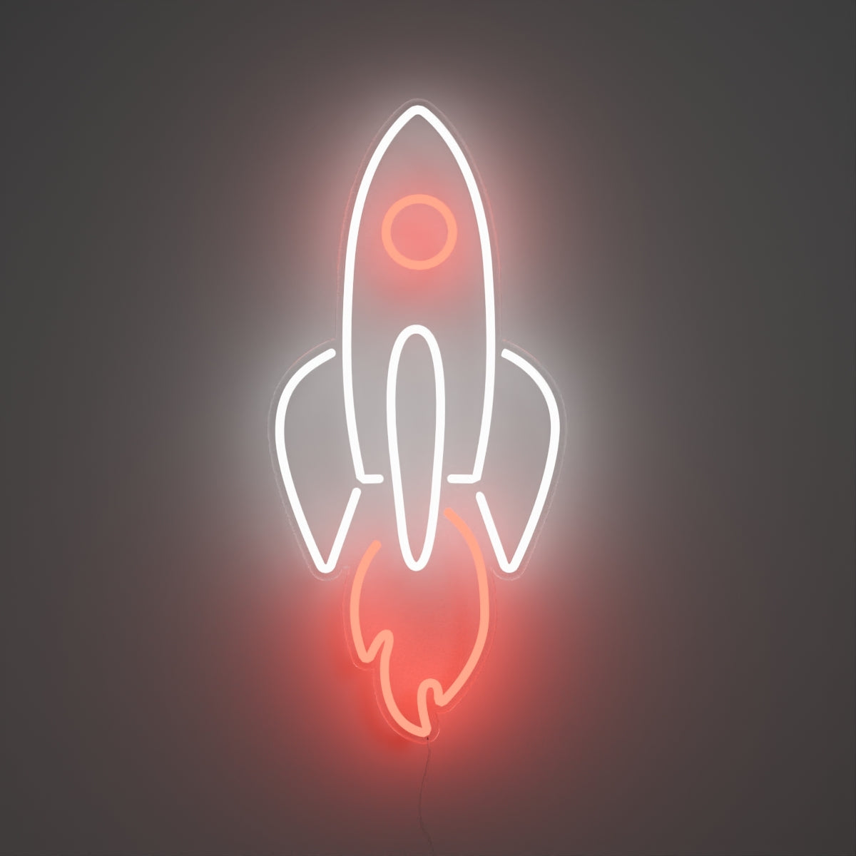The Rocket - Zeichen aus Neon-LEDs