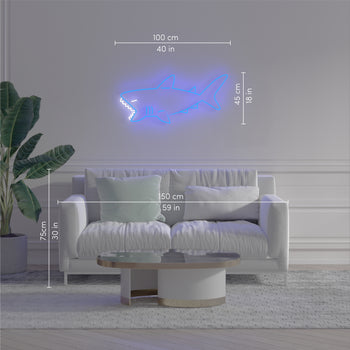 Shark - Neon-LED-Zeichen