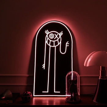 Hello Mr A © by André Saraiva - Signe en néon LED
