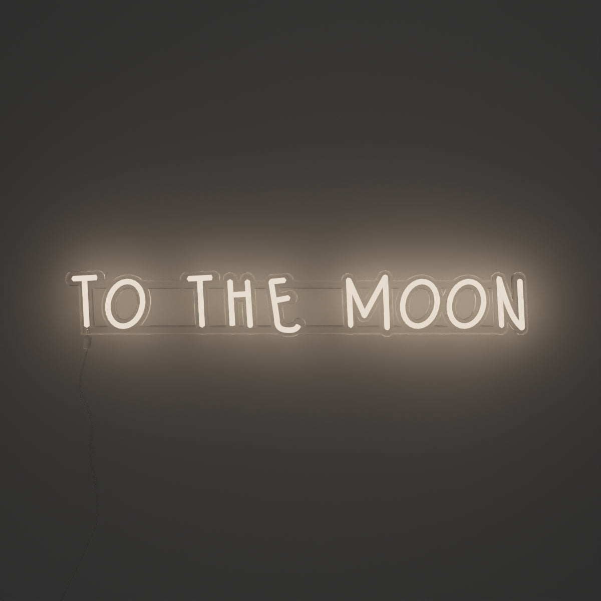 To the moon - LED-Neonzeichen