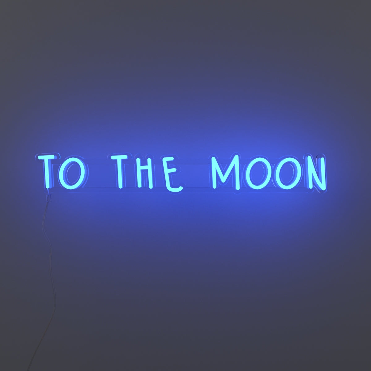 To the moon - LED-Neonzeichen