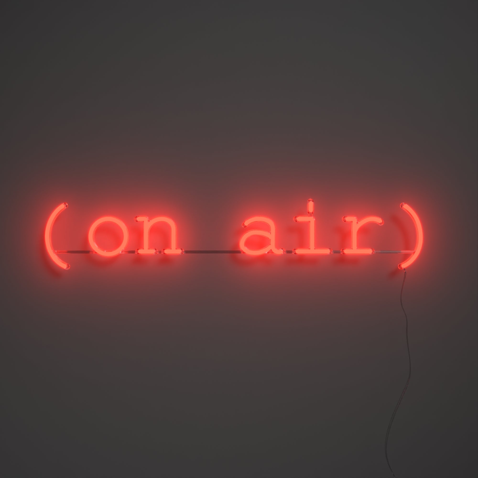 On air, Neon-LED-Zeichen