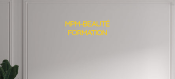 Custom text: MPM-BEAUTÉ 
FORMATION