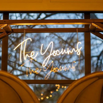 Customize your wedding neon LED