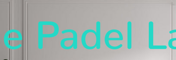 Custom text: The Padel Lab.