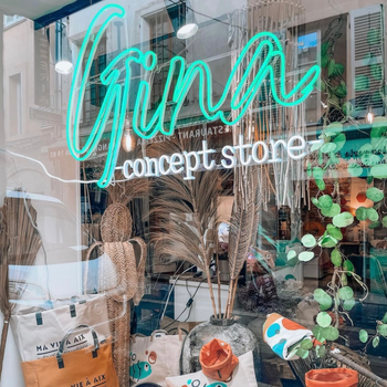 Create a custom neon LED store sign - Open