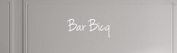 Custom text: Bar Bicq