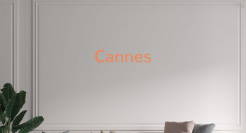 Custom text: Cannes