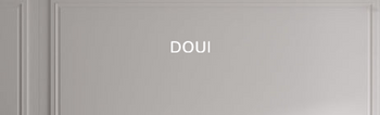 Custom text: DOUI