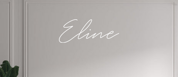 Custom text: Éline