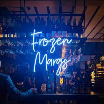 Make a customized LED neon sign - Happy Hour