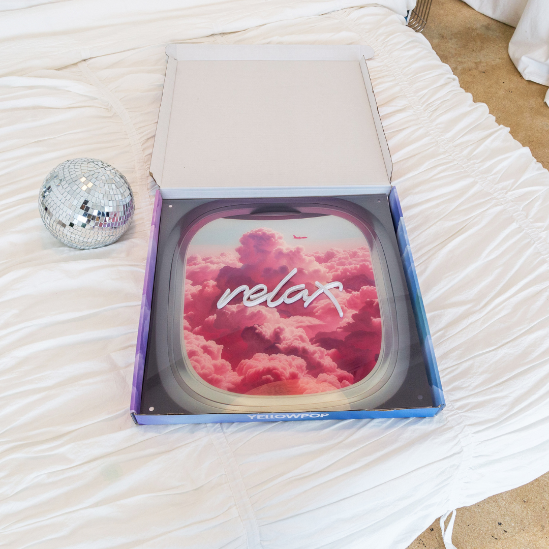 Relax by Yellowpop Wonderland, neon LED sign