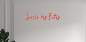 Custom text: Salle des Fêtes