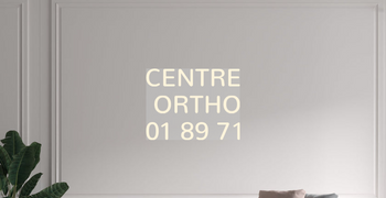 Custom text: CENTRE
ORTHO
01 89 71
