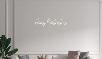 Custom text: Homy Bartenders