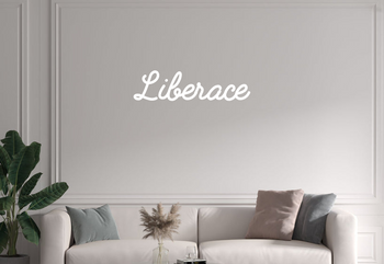 Custom text: Liberace