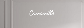 Custom text: Camomille