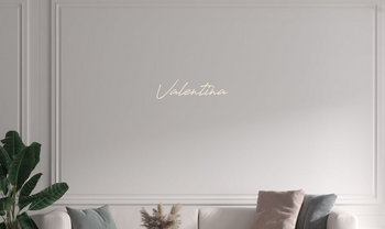Custom text: Valentina
