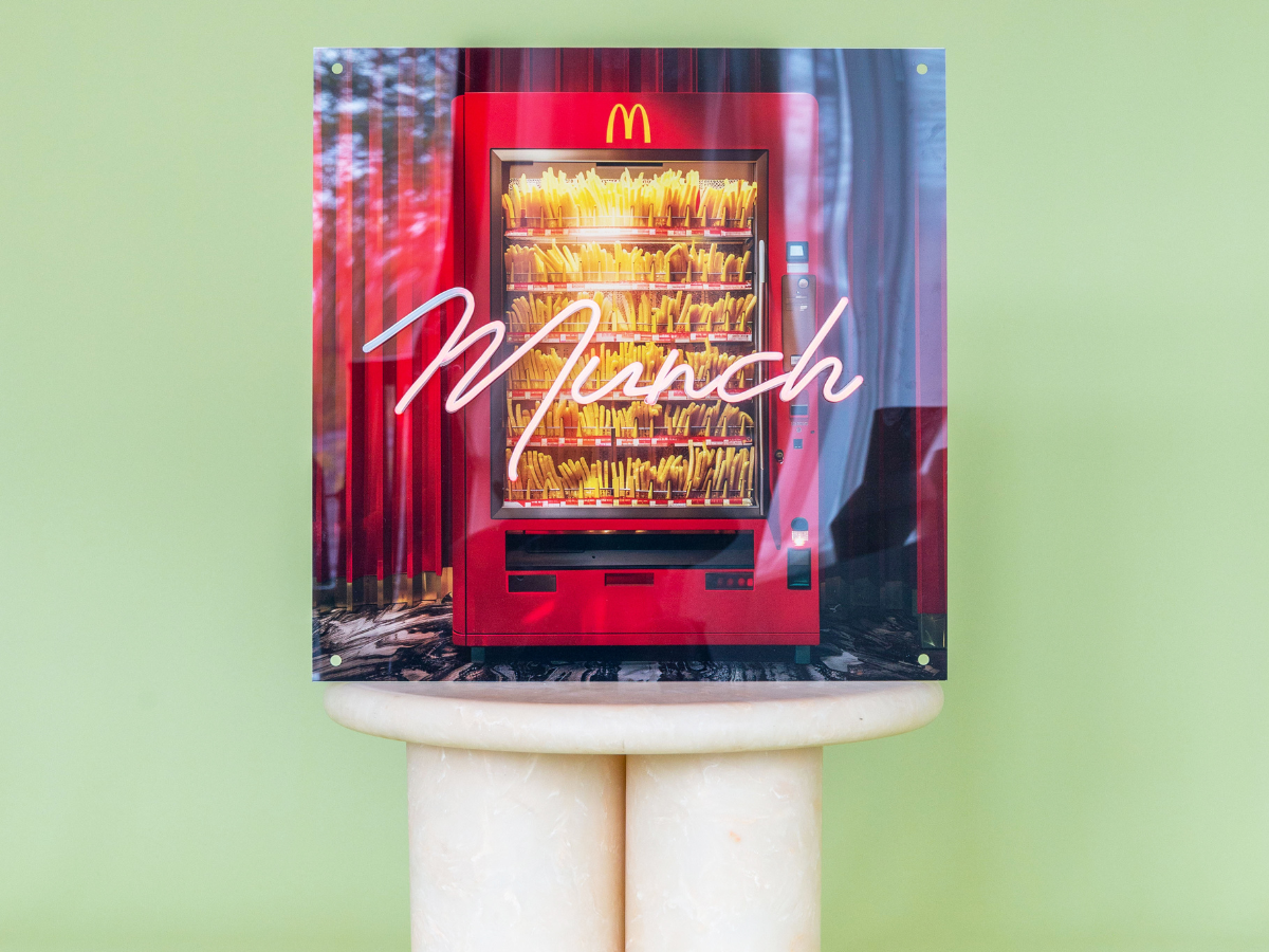 Munch by Yellowpop Wonderland, neon LED sign