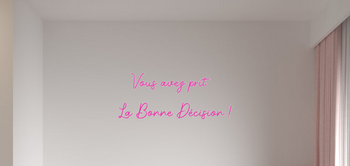 Custom text: Vous avez prit 
La Bonne Décision !