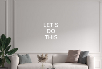 Custom text: LET