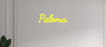 Custom text: Paloma
