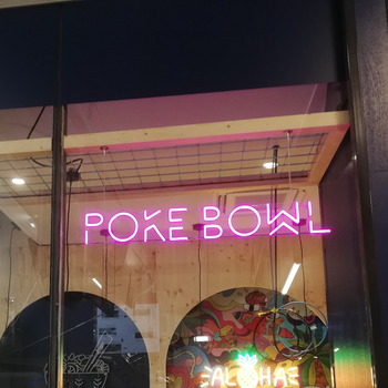 Create a custom neon LED restaurant sign - Open