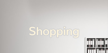 Custom text: Shopping