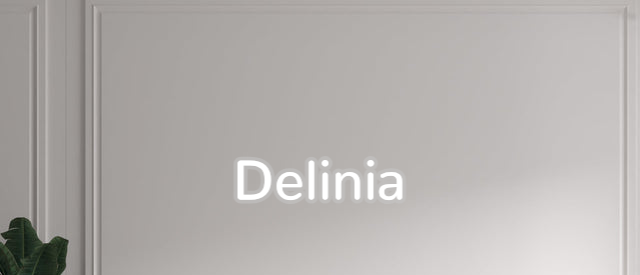 Custom text: Delinia