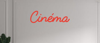 Custom text: Cinema