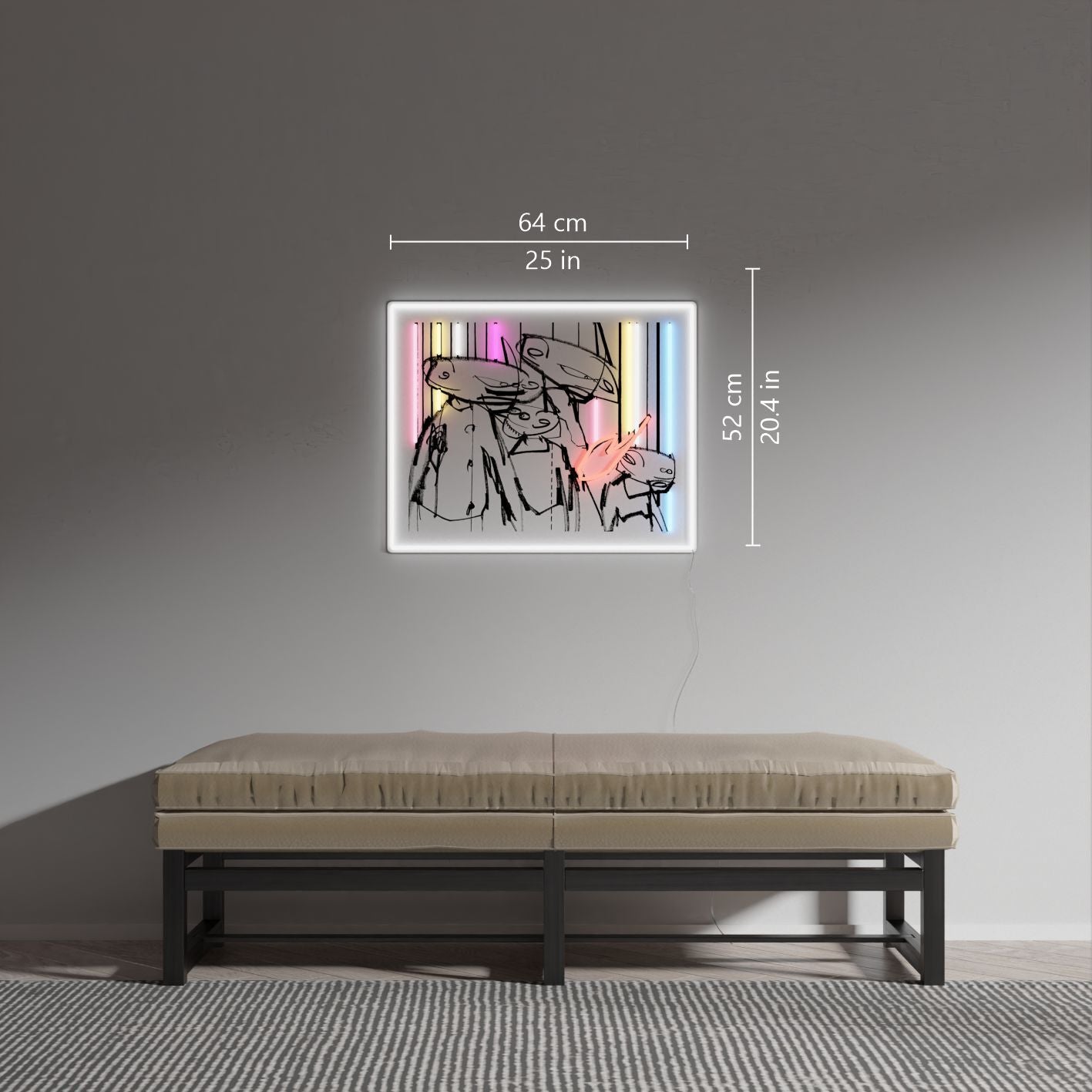 Blokes by Futura - LED neon sign