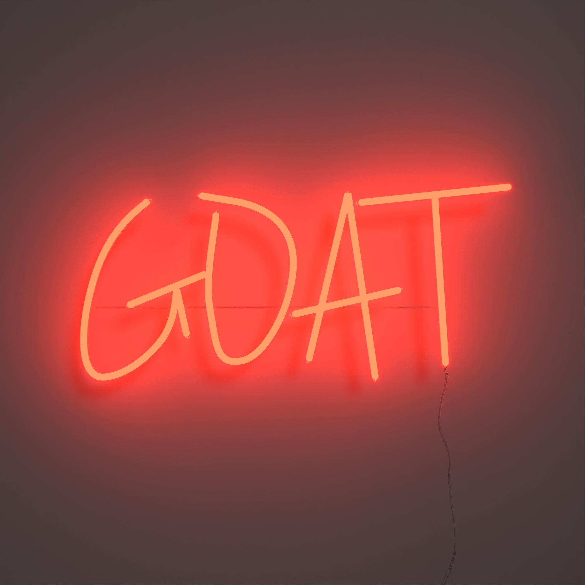 GOAT, neon LED sign