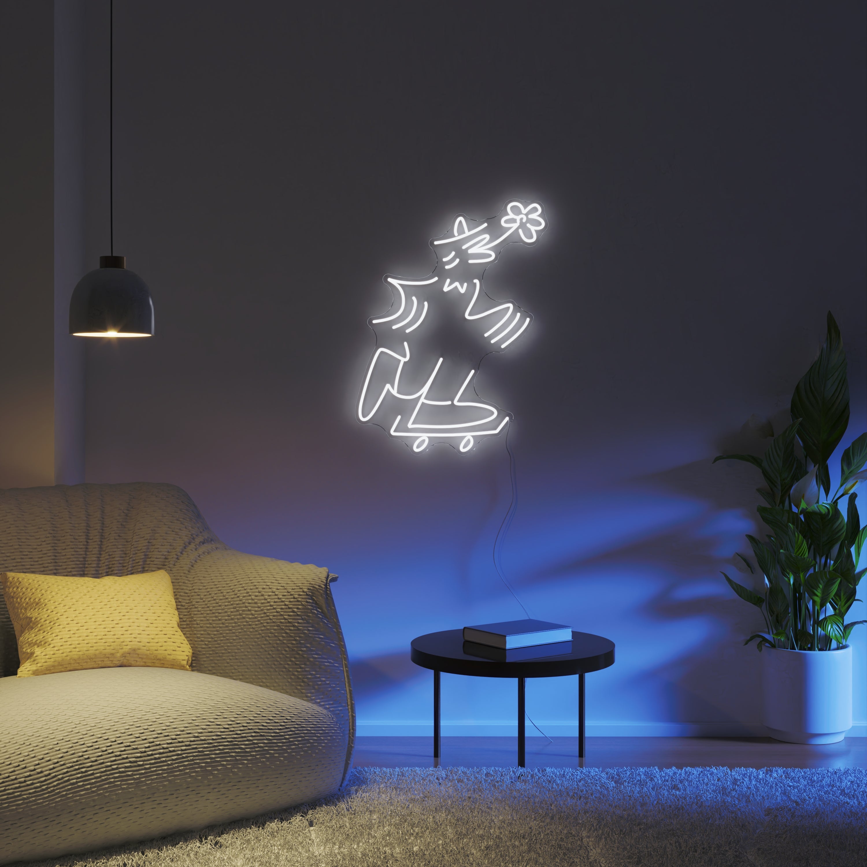 Gus Gus by Lucas Beaufort, neon LED sign