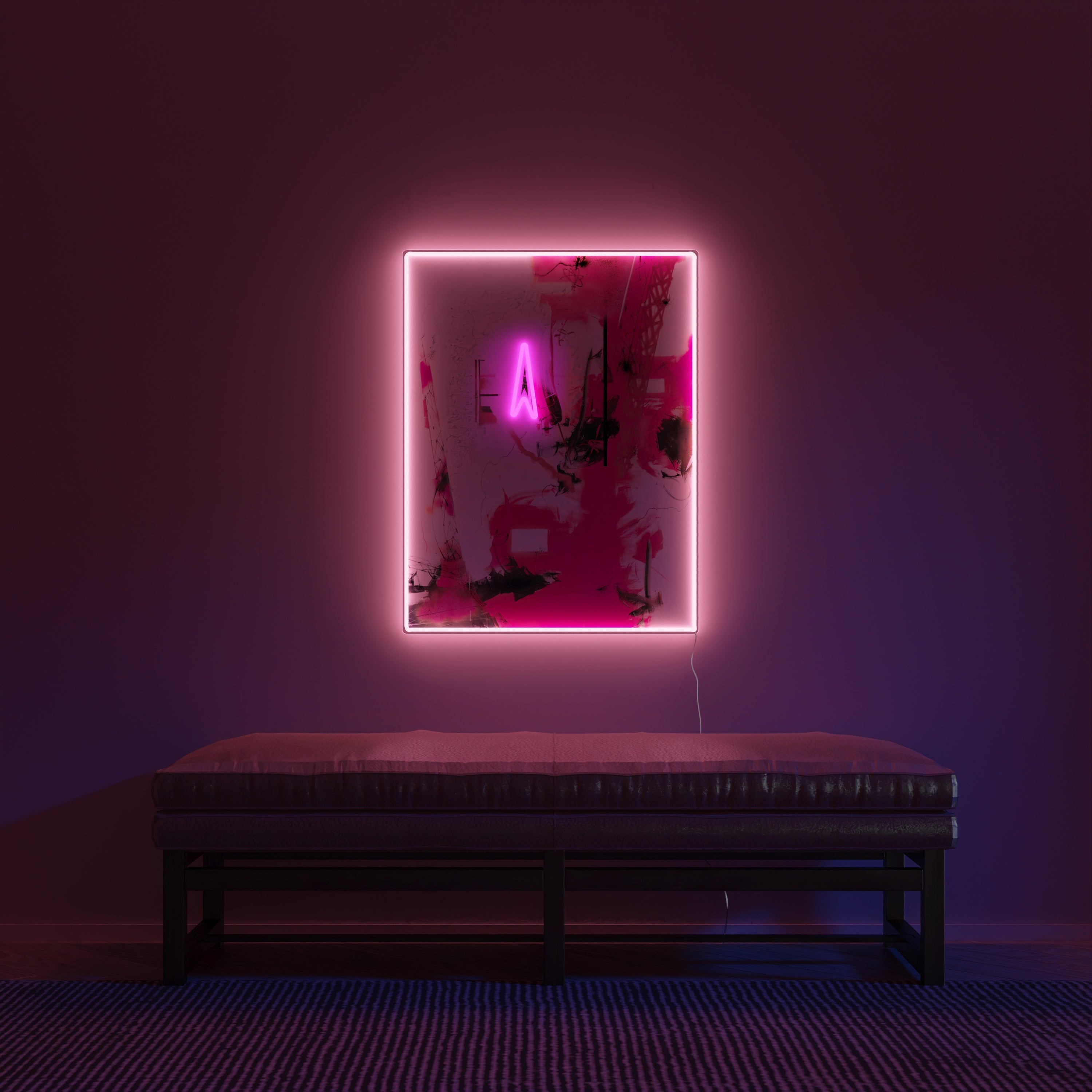 Violent Treasure by Futura - Neon LED sign