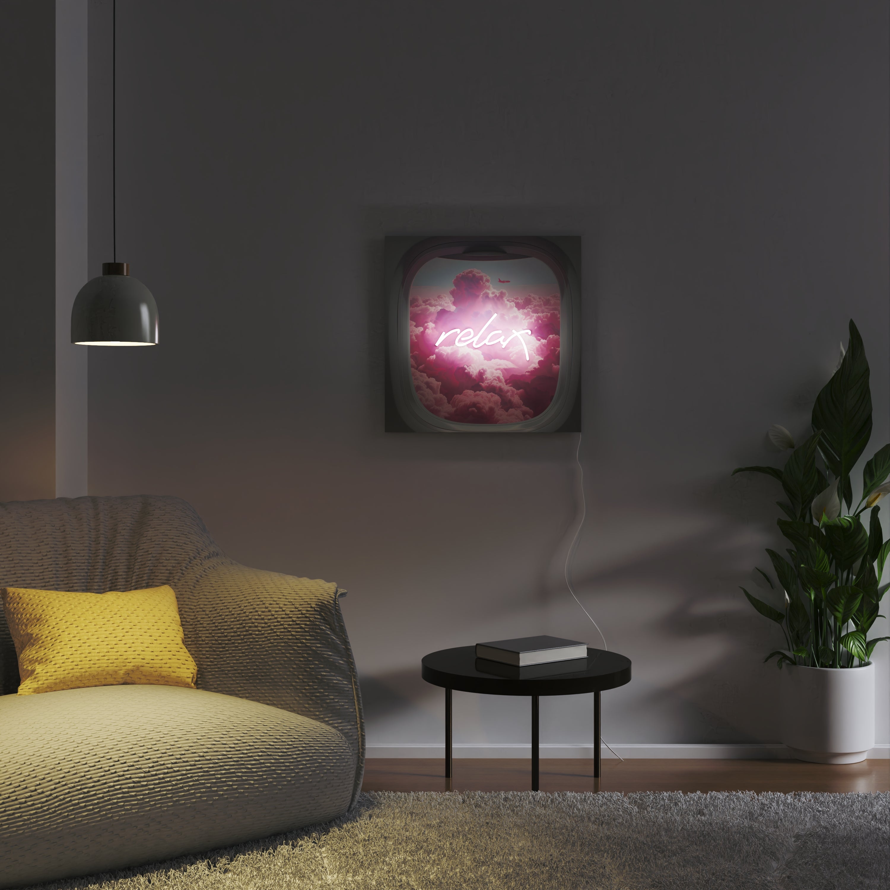 Relax by Yellowpop Wonderland, neon LED sign