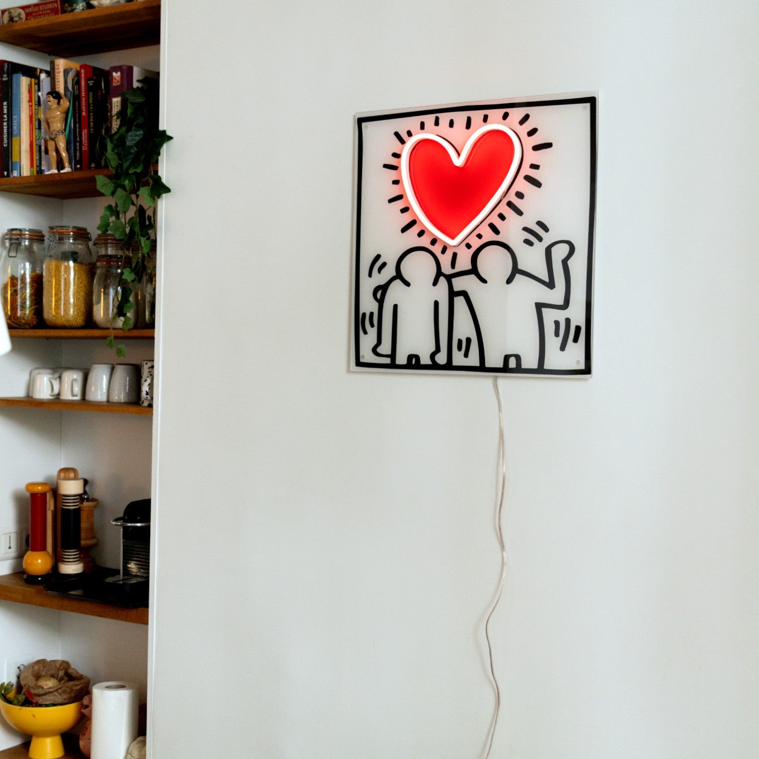 Love People, Yellowpop x Keith Haring, neon LED sign