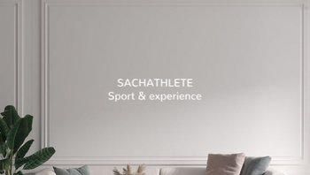 Custom text: SACHATHLETE 
Sport & experience