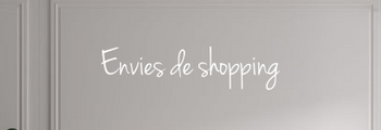 Custom text: Envies de shopping