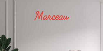 Custom text: Marceau