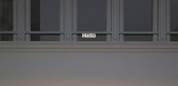 Custom text: Hello