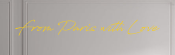 Custom text: From Paris with Love