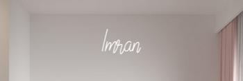 Custom text: Imran