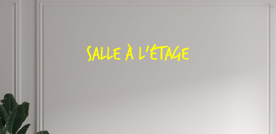 Custom text: Salle à l
