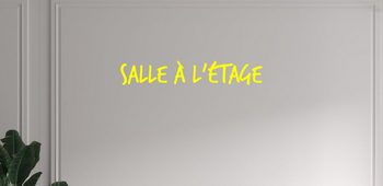 Custom text: Salle à l