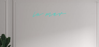 Custom text: la mer