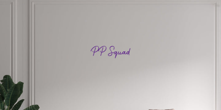 Custom text: PP Squad